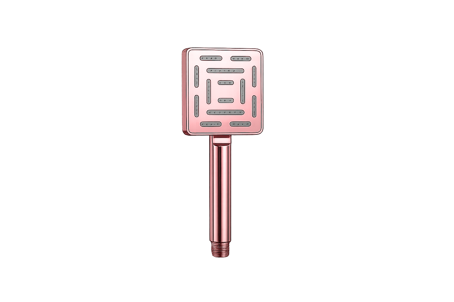 TELEPHONIC SHOWER SET MAZE SQUARE ROSE GOLD