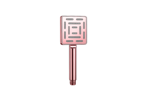 TELEPHONIC SHOWER SET MAZE SQUARE ROSE GOLD