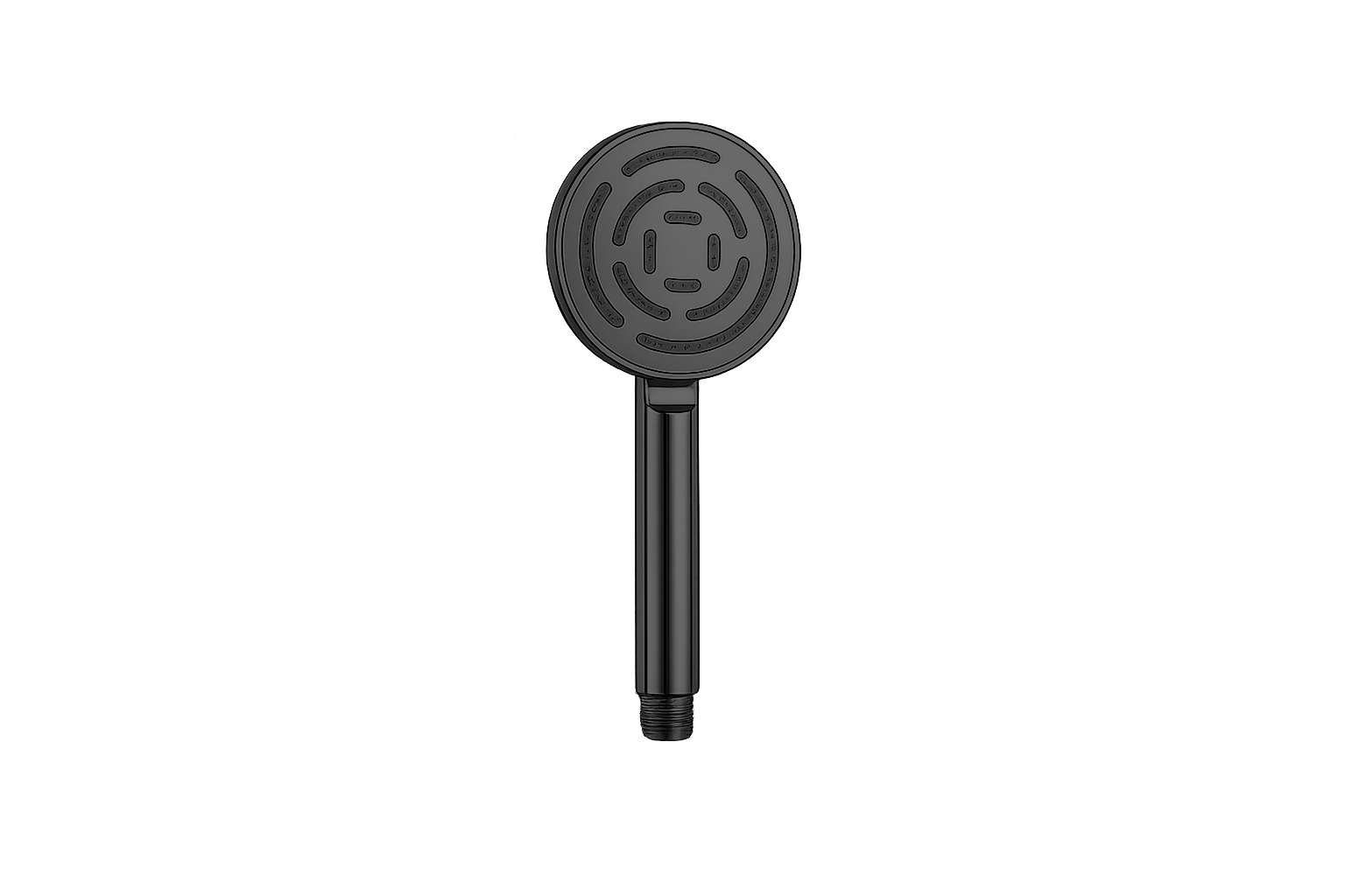 TELEPHONIC SHOWER SET MAZE ROUND BLACK