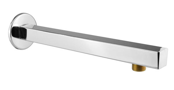 OVERHEAD SHOWER ARM SQUARE BRASS BUSH 230 MM (9