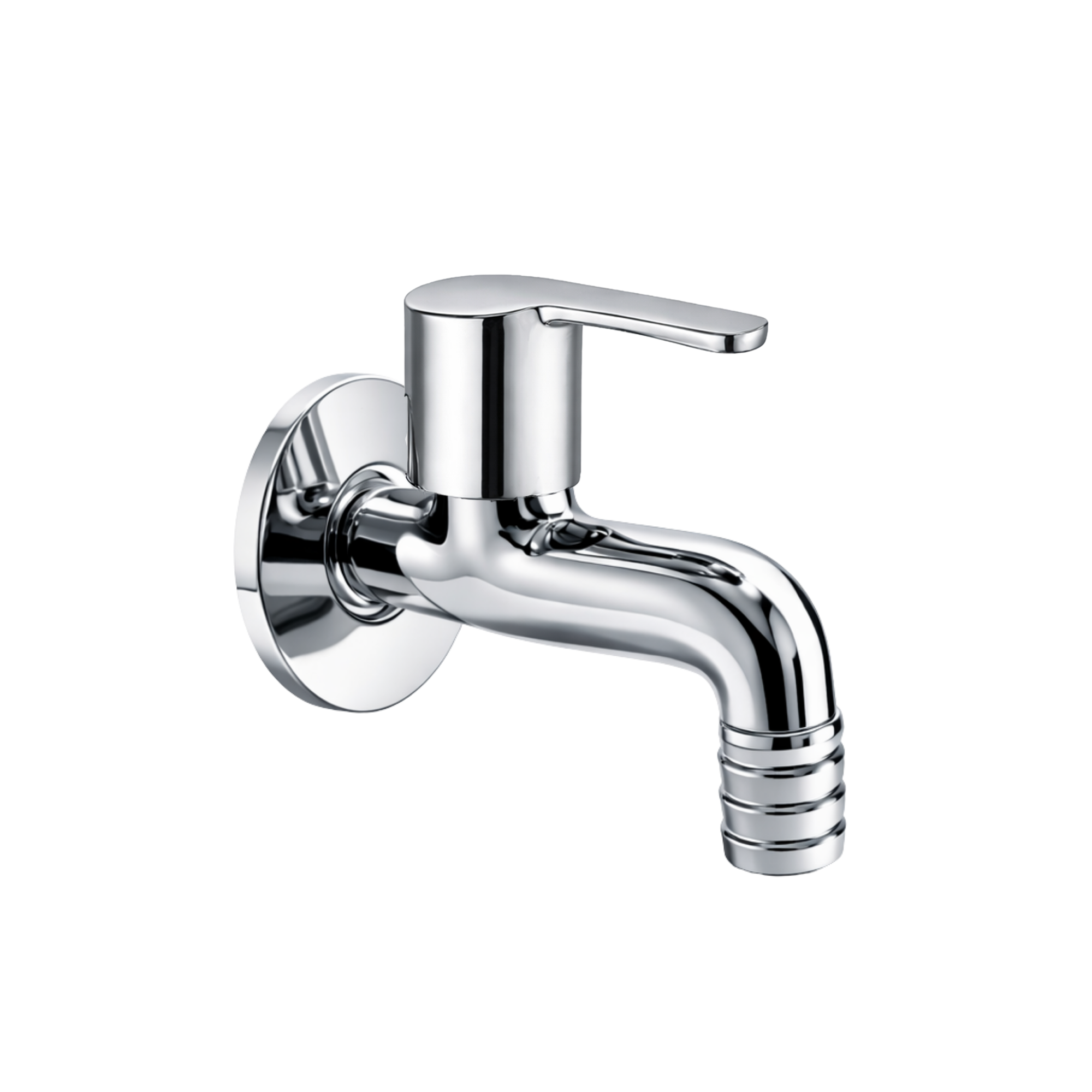 Bib Cock Nozzle 1/2 X 3/4 With Wall Flange