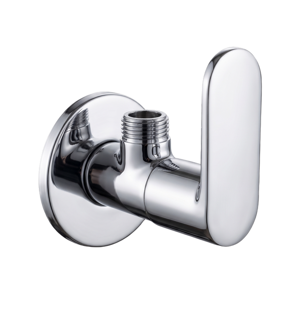 Angle Valve With Wall Flange