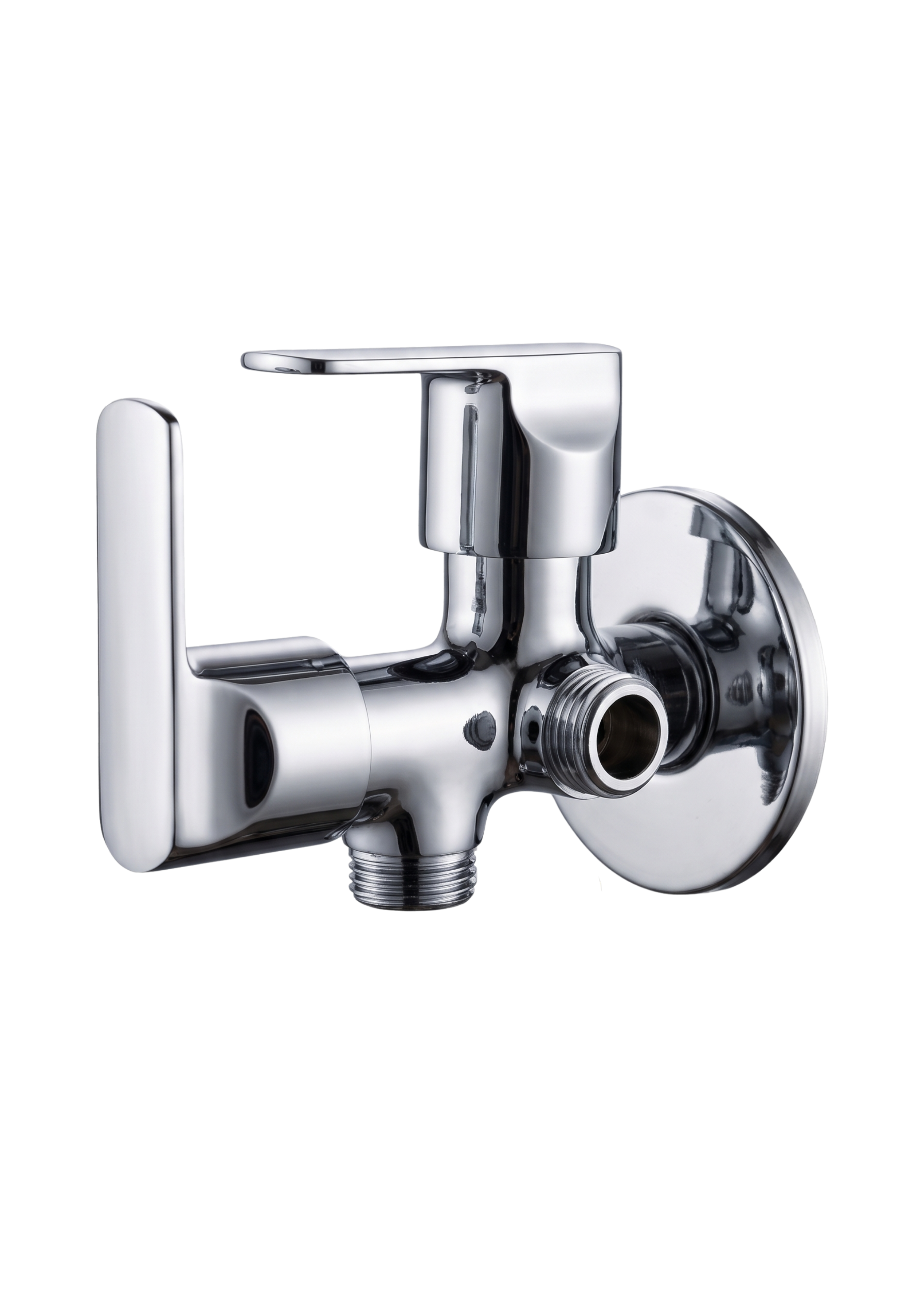 Angle Valve Two In One With Wall Flange