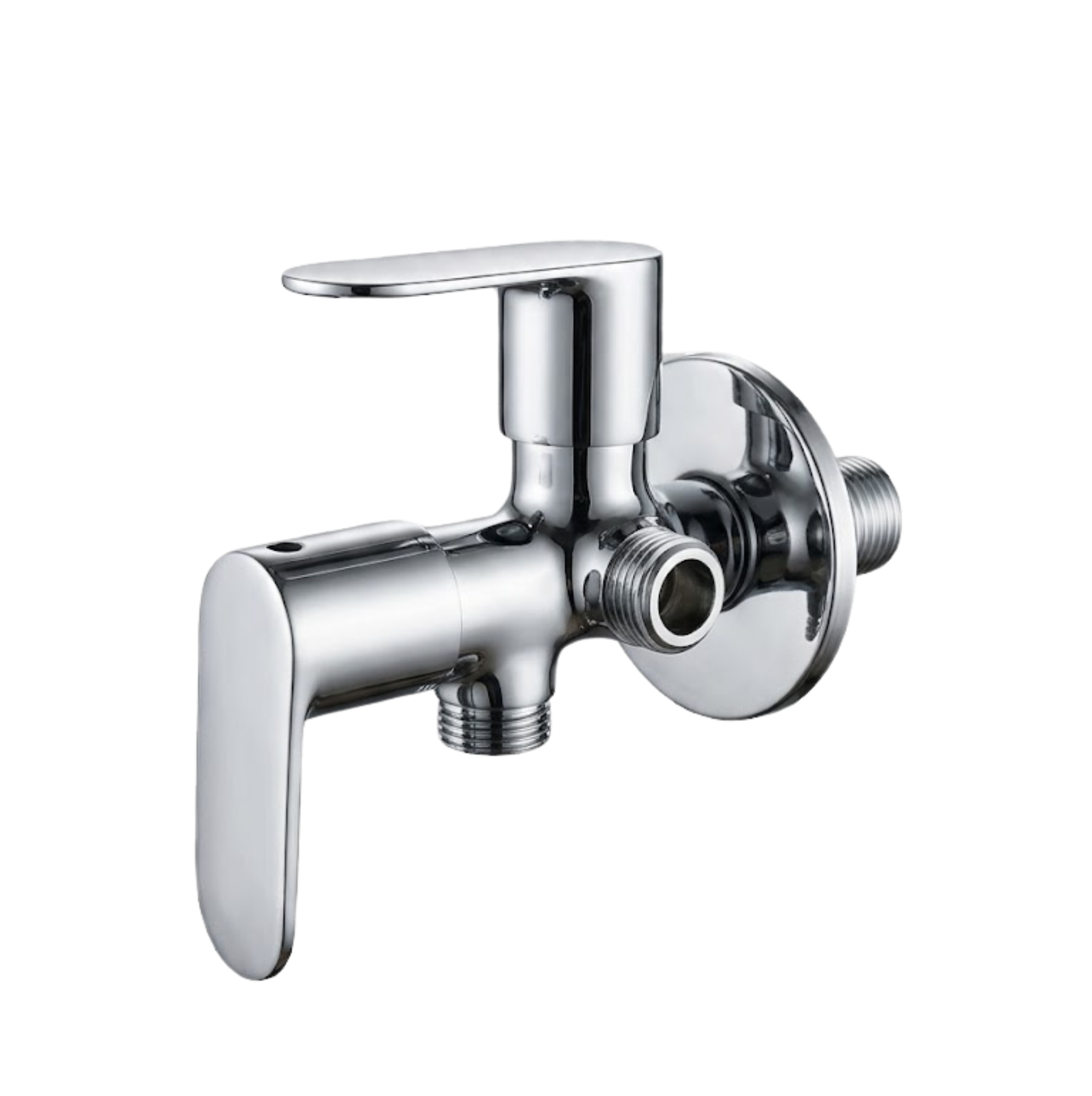 Angle Valve Two In One With Wall Flange