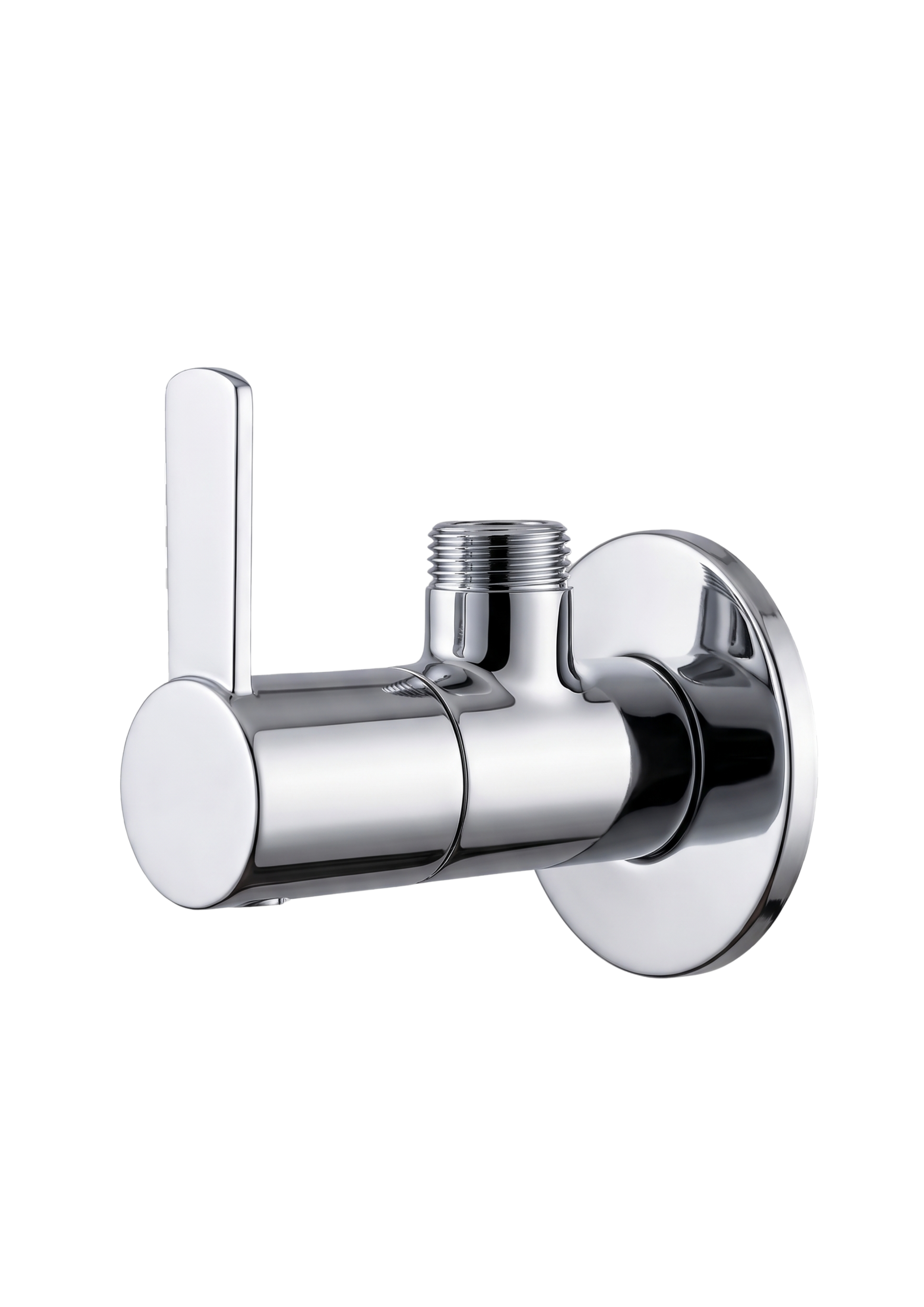Angle Valve With Wall Flange