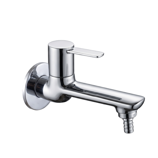 Bib Cock Long Nozzle With Wall Flange