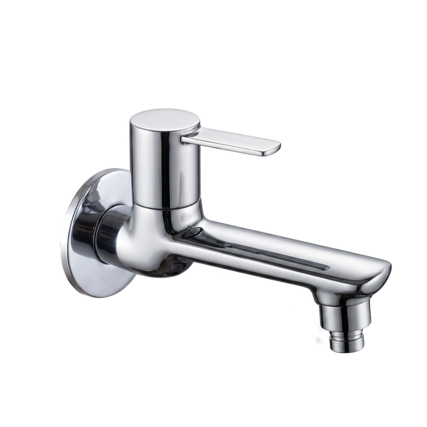 Bib Cock Long Washing Cock With Wall Flange