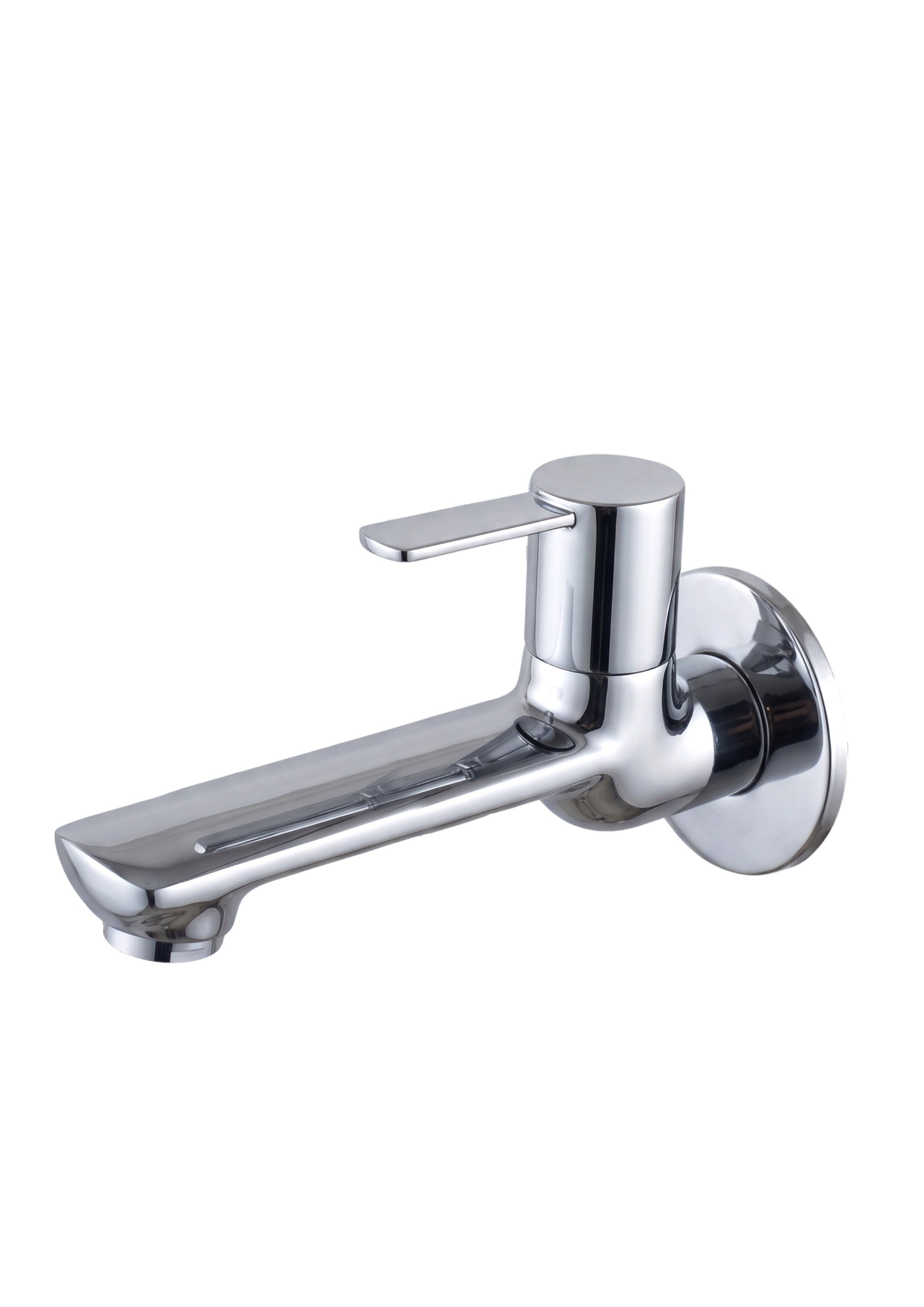Bib Cock Long Nose With Wall Flange