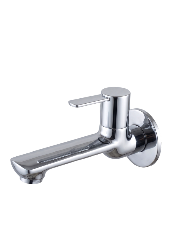 Bib Cock Long Nose With Wall Flange