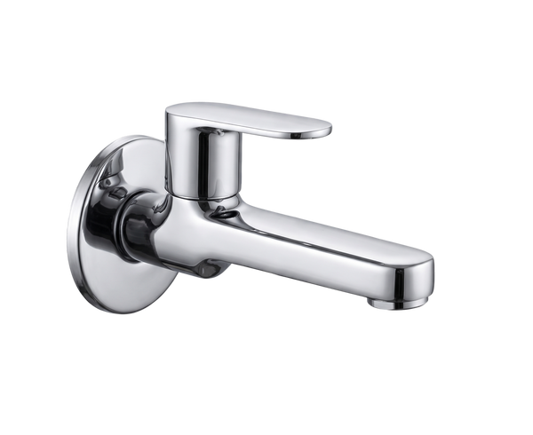 Bib Cock Long Nose With Wall Flange