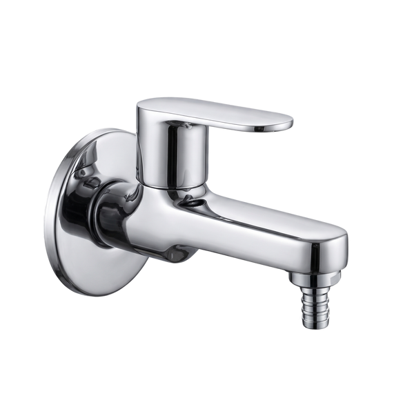 Bib Cock Nozzle With Wall Flange