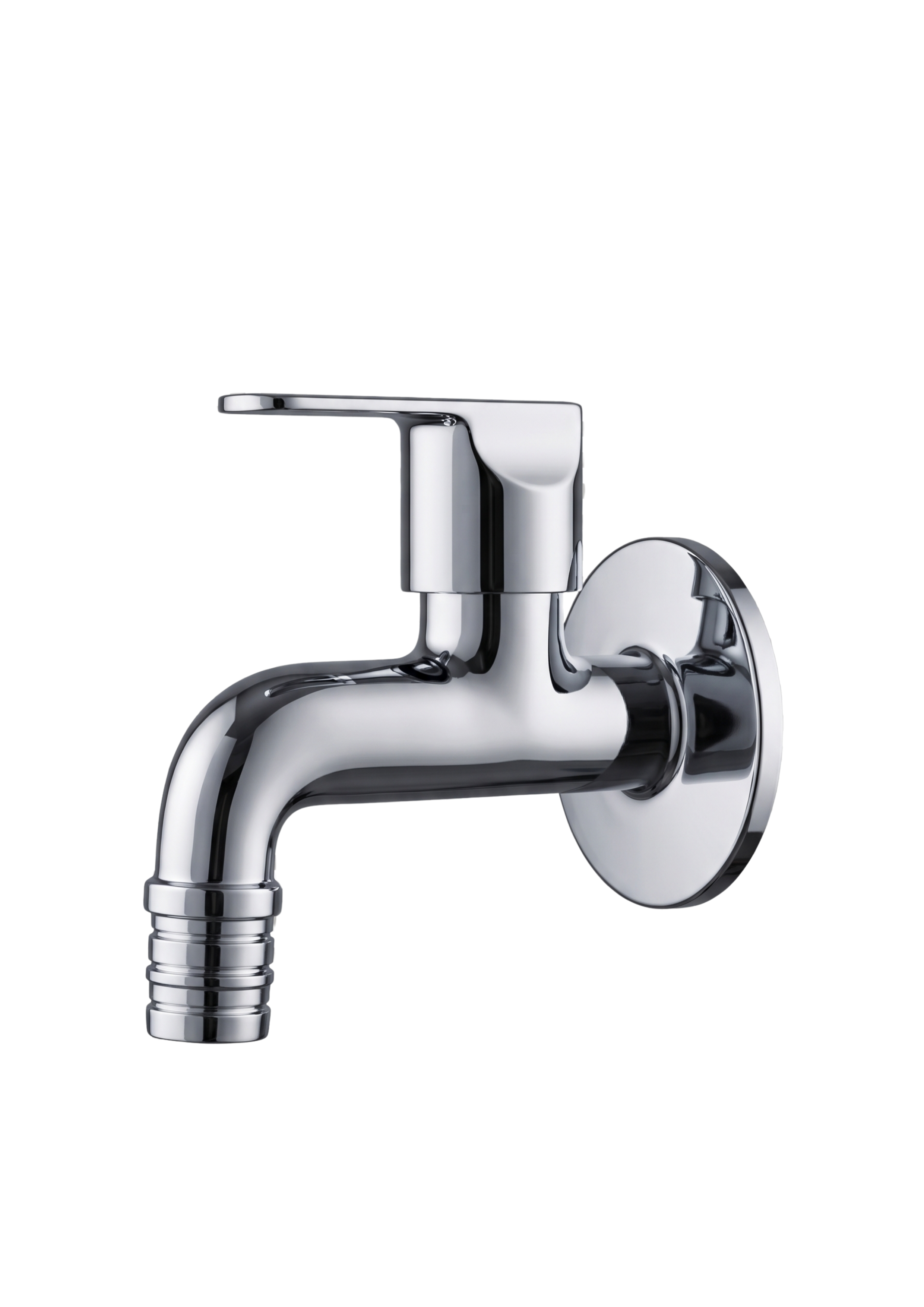 Bib Cock Nozzle 1/2 x 3/4 With Wall Flange