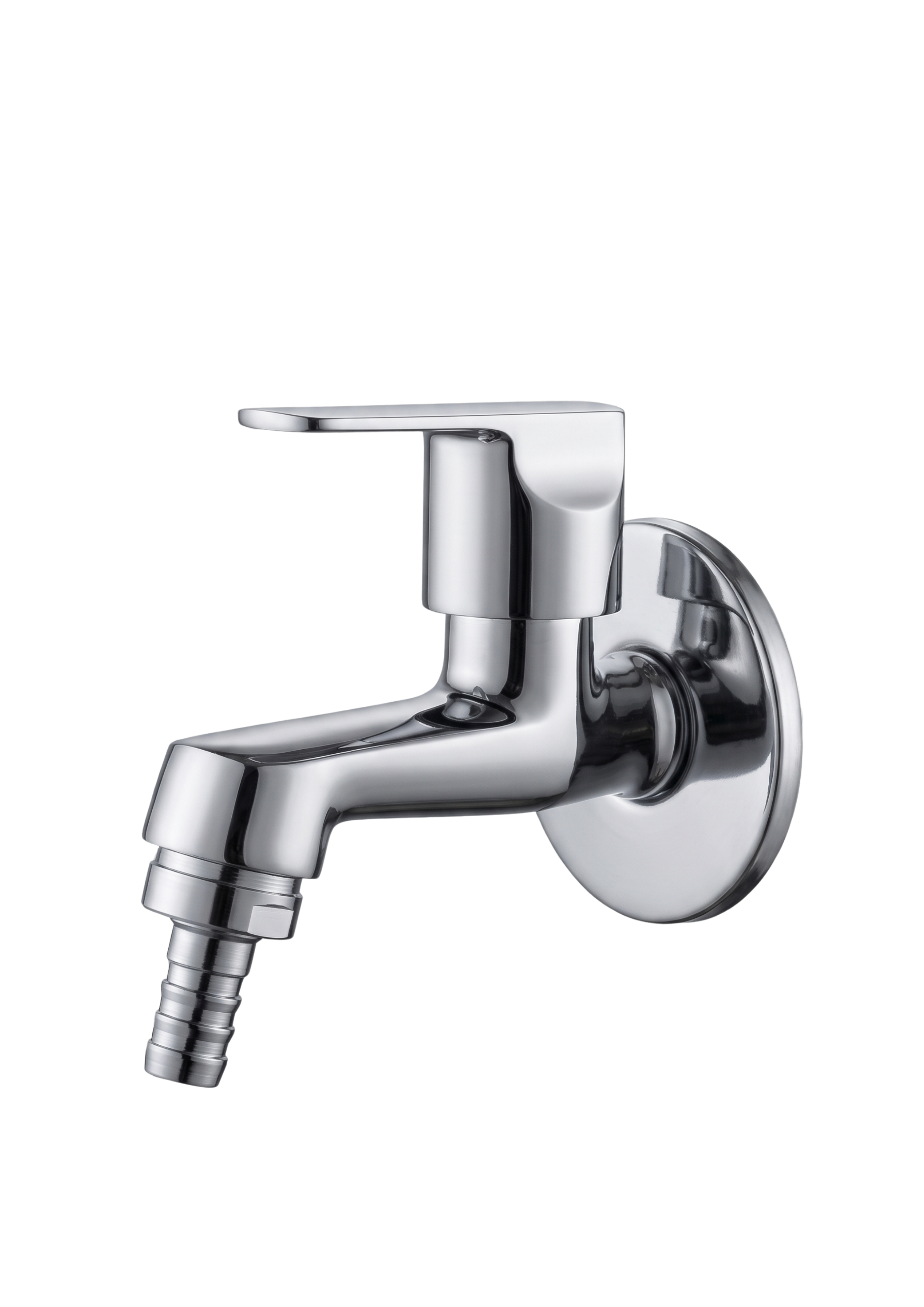 Bib Cock Nozzle With Wall Flange