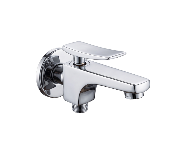 Bib Cock Two In One With Wall Flange