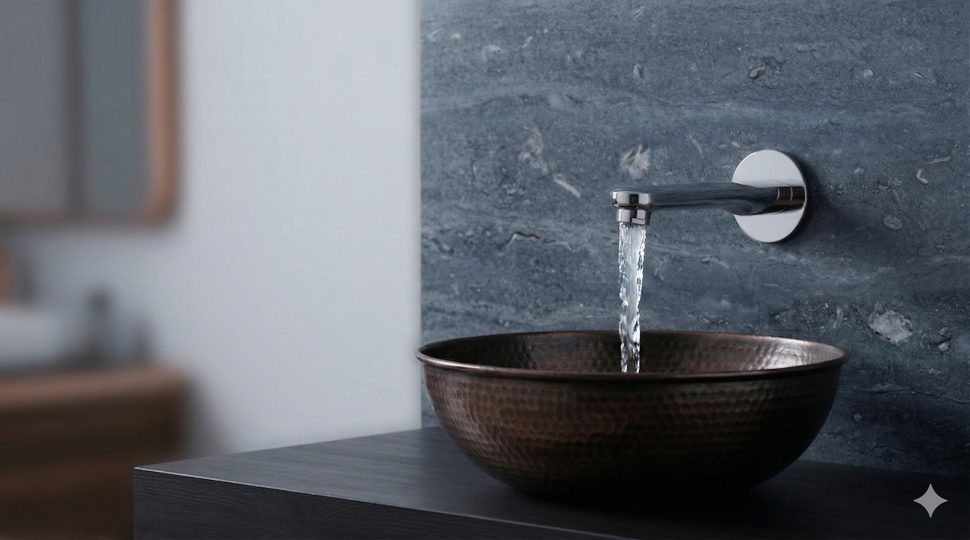 From a land where water is worshipped, We design with intention