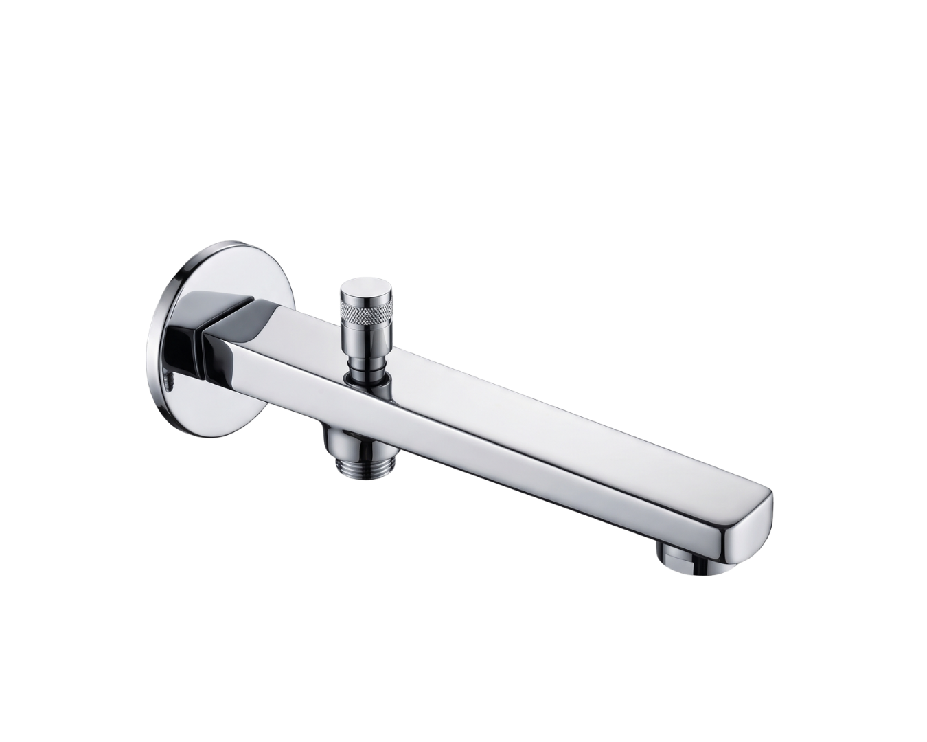 Wall Spout With Wall Flange&nbsp;And Neoperl Button&nbsp;Arrangement For&nbsp;Telephonic Shower