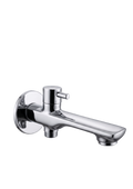 Wall Spout With Wall Flange And Arrangement For Telephonic Shower