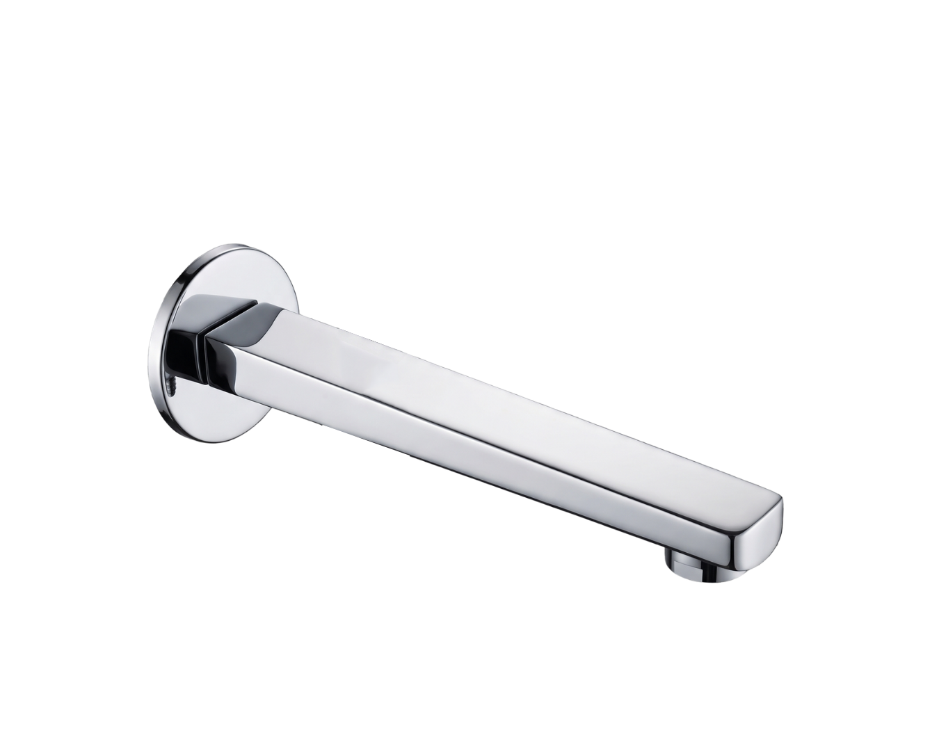 Wall Spout With Wall Flange