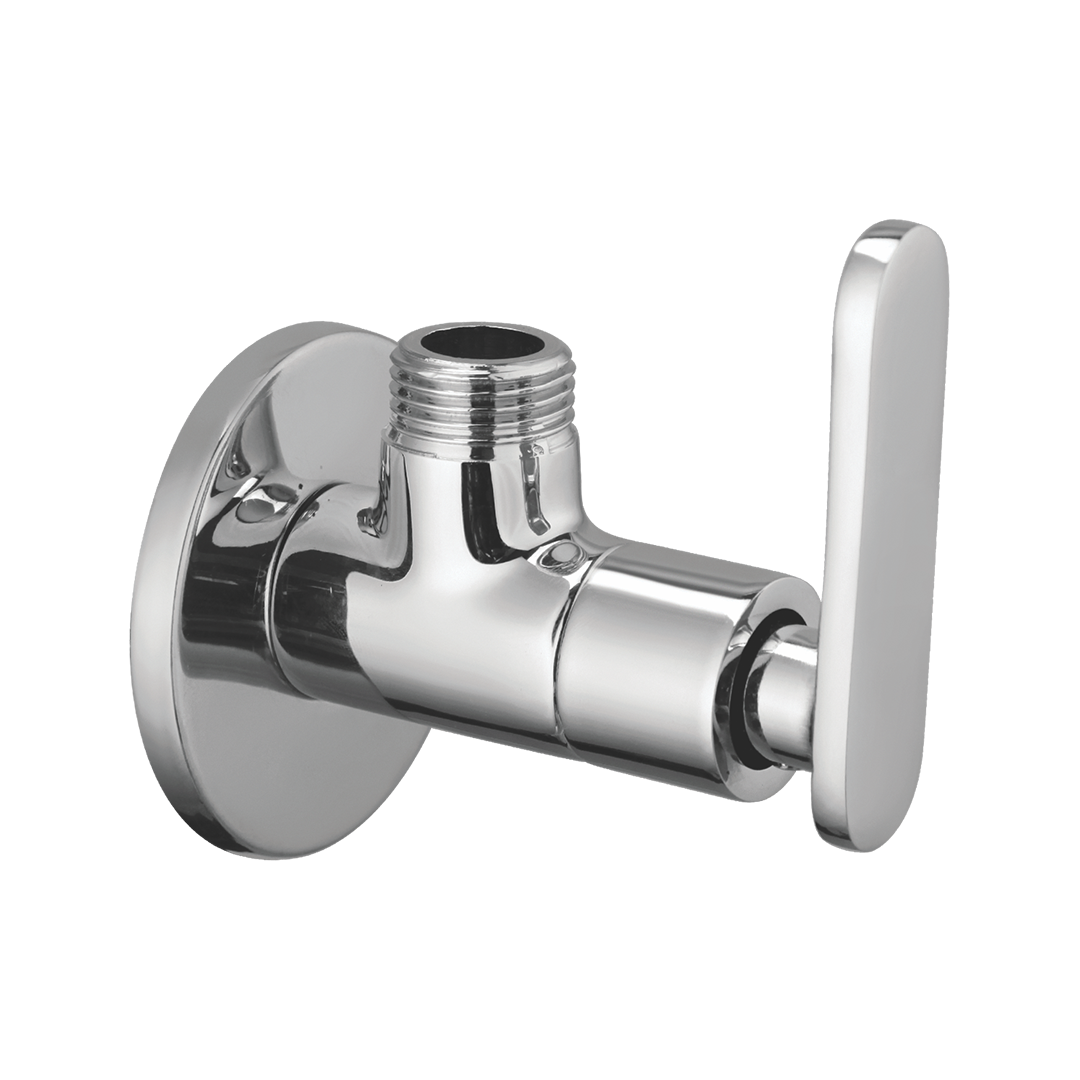 Angle Valve With Wall Flange