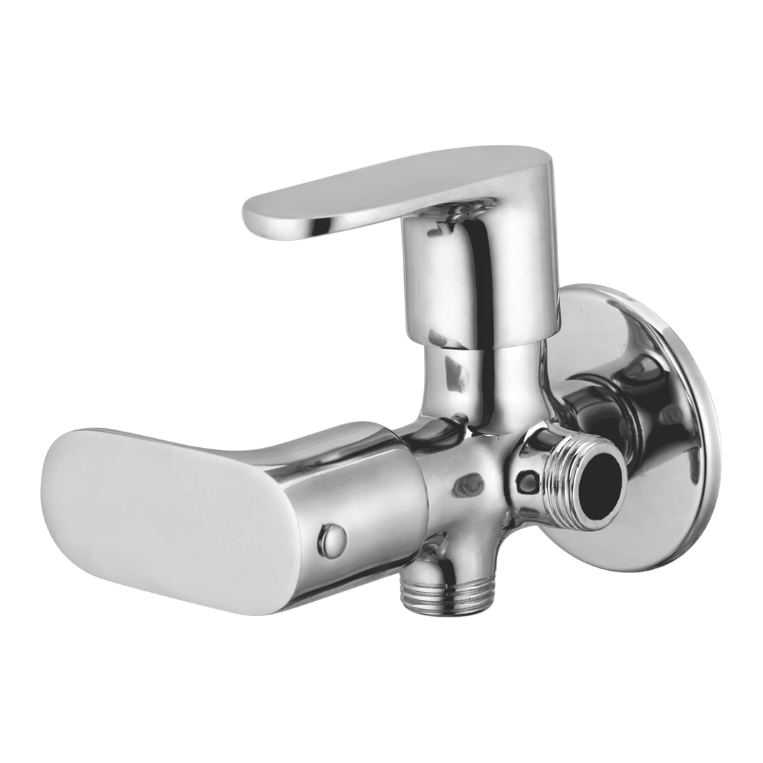 Angle Valve Two In One With Wall Flange