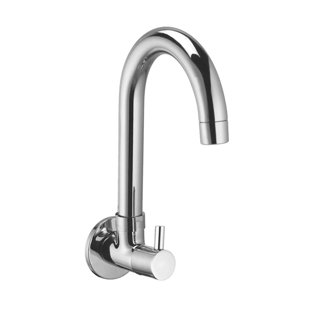 Sink Cock With Swivel Spout