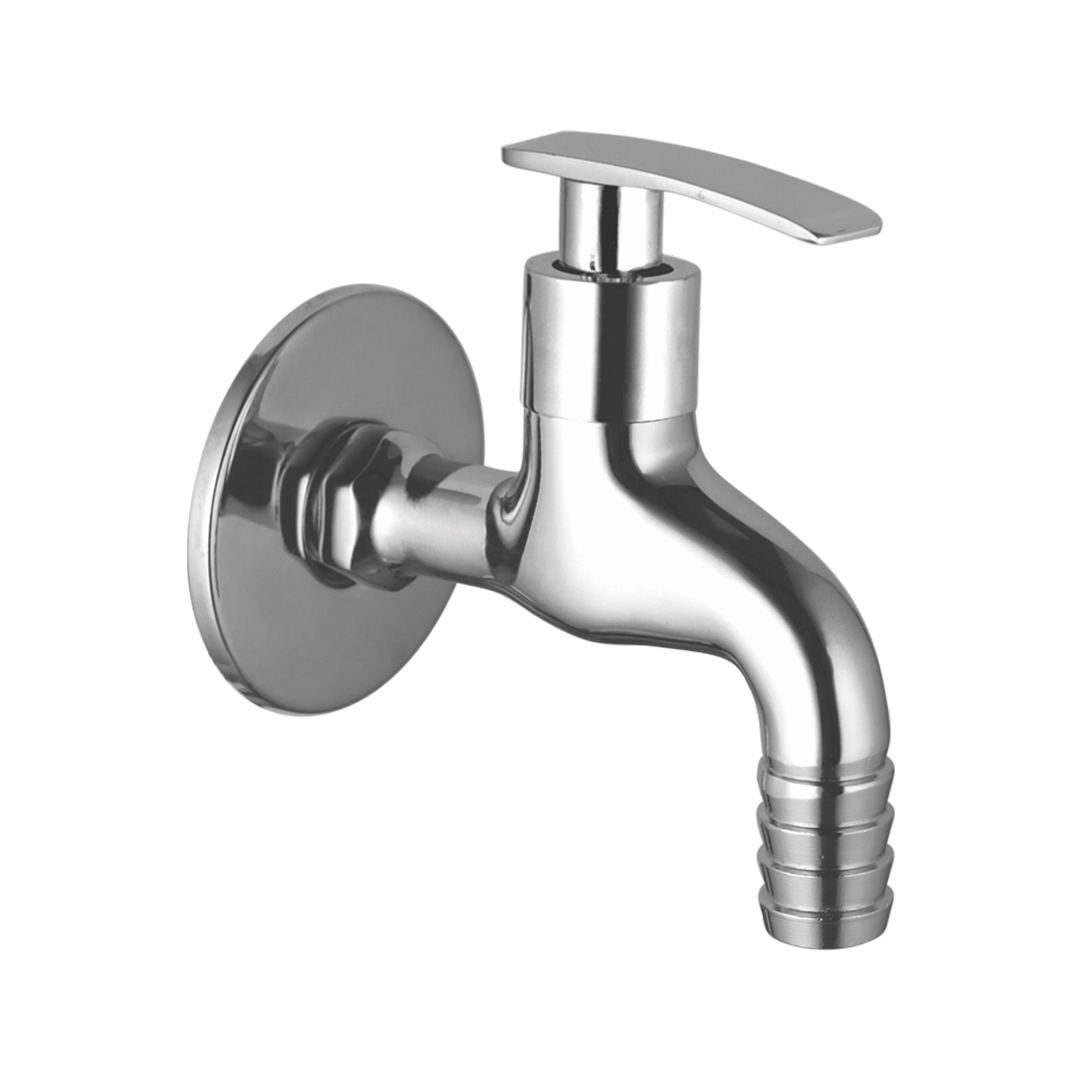 Bib Cock Nozzle 1/2 X 3/4 With Wall Flange