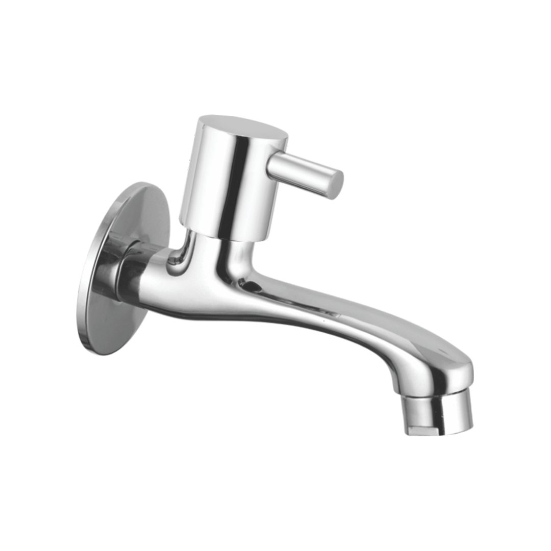 Bib Cock Long Nose With Wall Flange