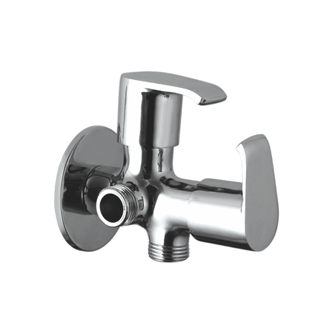 Angle Valve Two In One With Wall Flange