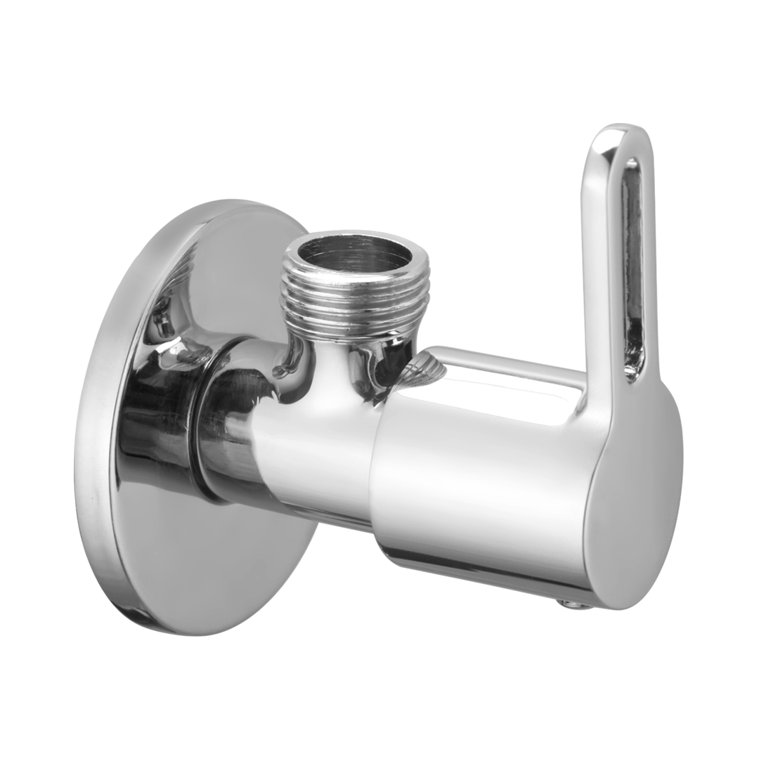 Angle Valve With Wall Flange