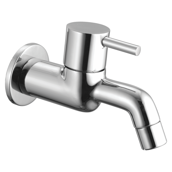 Bib Cock Long Nose With Wall Flange