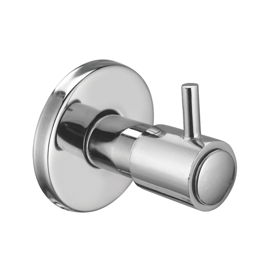 Angle Valve With Wall Flange