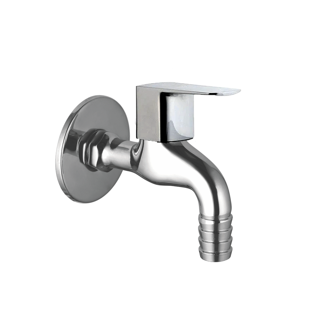 Bib Cock Nozzle 1/2 X 3/4 With Wall Flange