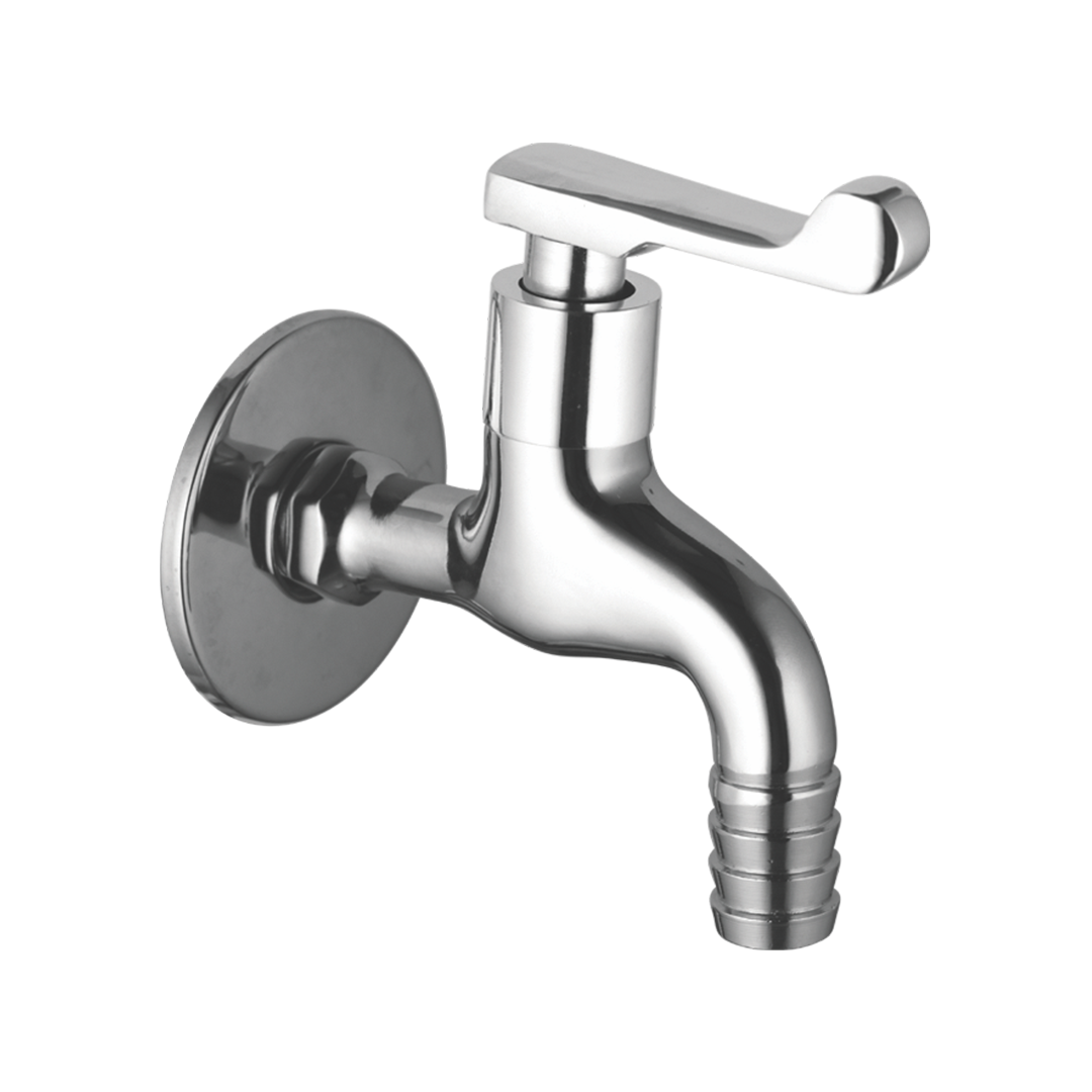 Bib Cock Nozzle 1/2 X 3/4  With Wall Flange