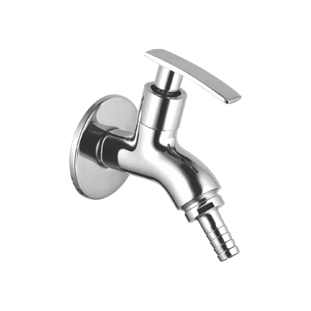 Bib Cock Nozzle With Wall Flange