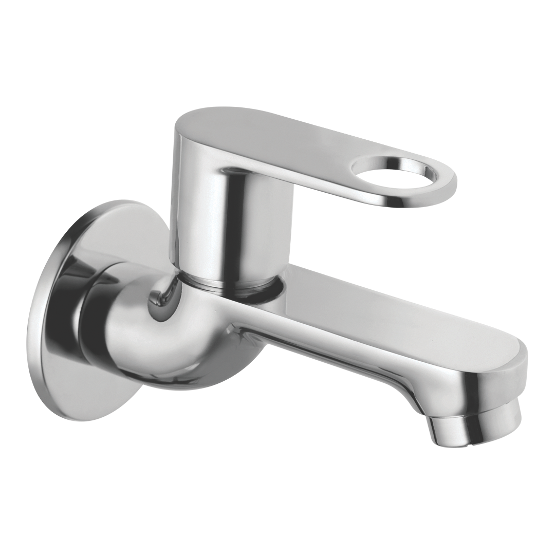 Bib Cock Long Nose With Wall Flange