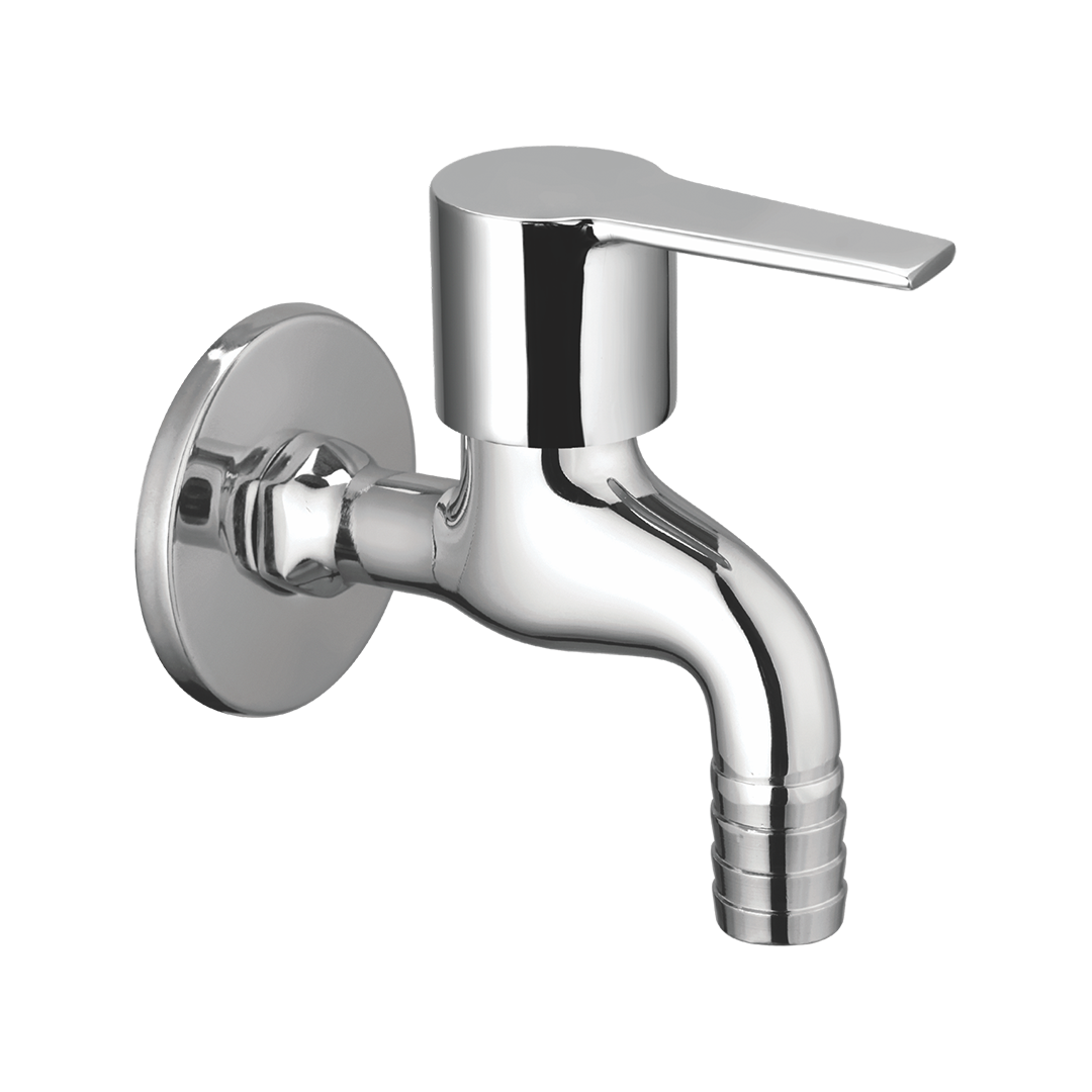 Bib Cock Nozzle 1/2 X 3/4 With Wall Flange