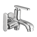 Bib Cock Two In One With Side Handle And Wall Flange