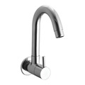 Sink Cock With Swivel Spout And Wall Flange