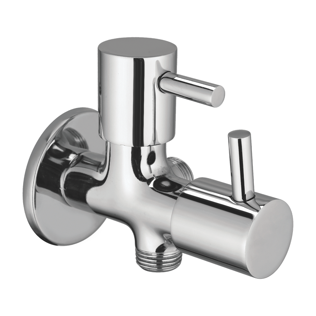 Angle Valve Two In One With Wall Flange