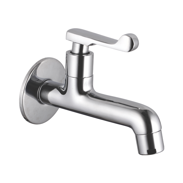 Bib Cock Long Nose With Wall Flange