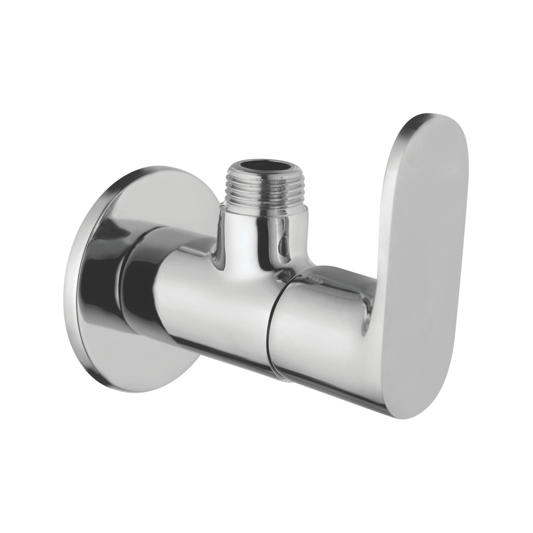Angle Valve With Wall Flange