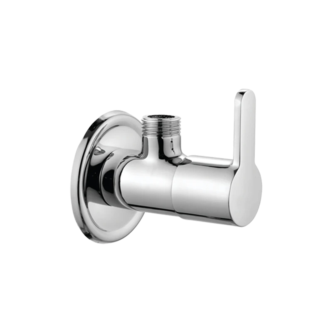 Angle Valve With Wall Flange