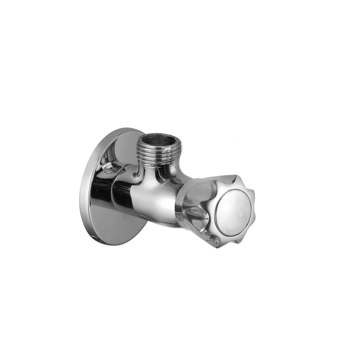 Angle Valve With Wall Flange