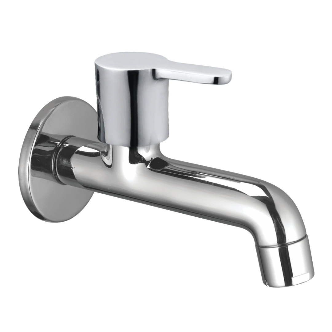 Bib Cock Long Nose With Wall Flange