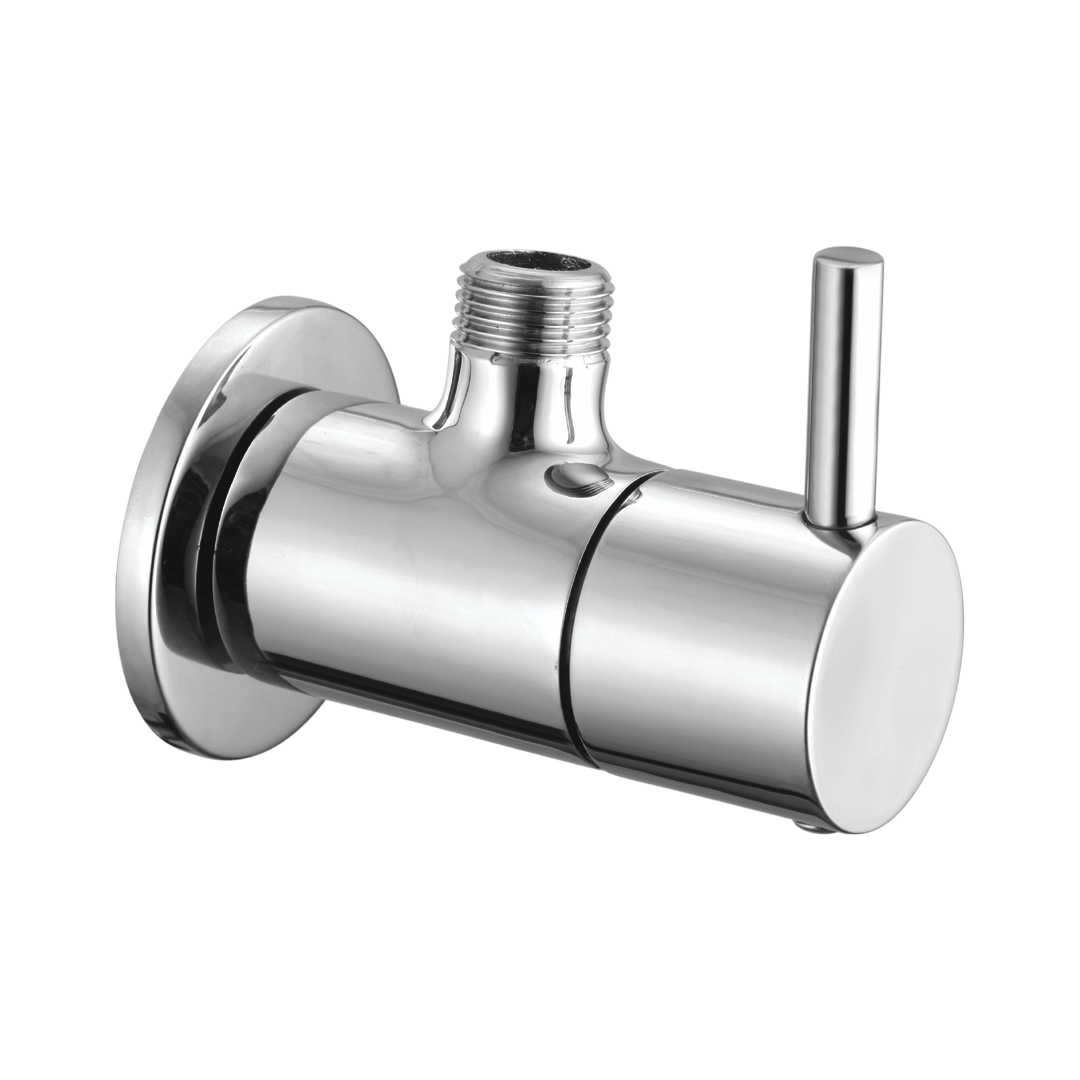 Angle Valve With Wall Flange