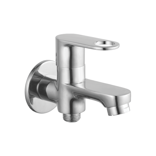 Bib Cock Two In One With Single Handle And Wall Flange