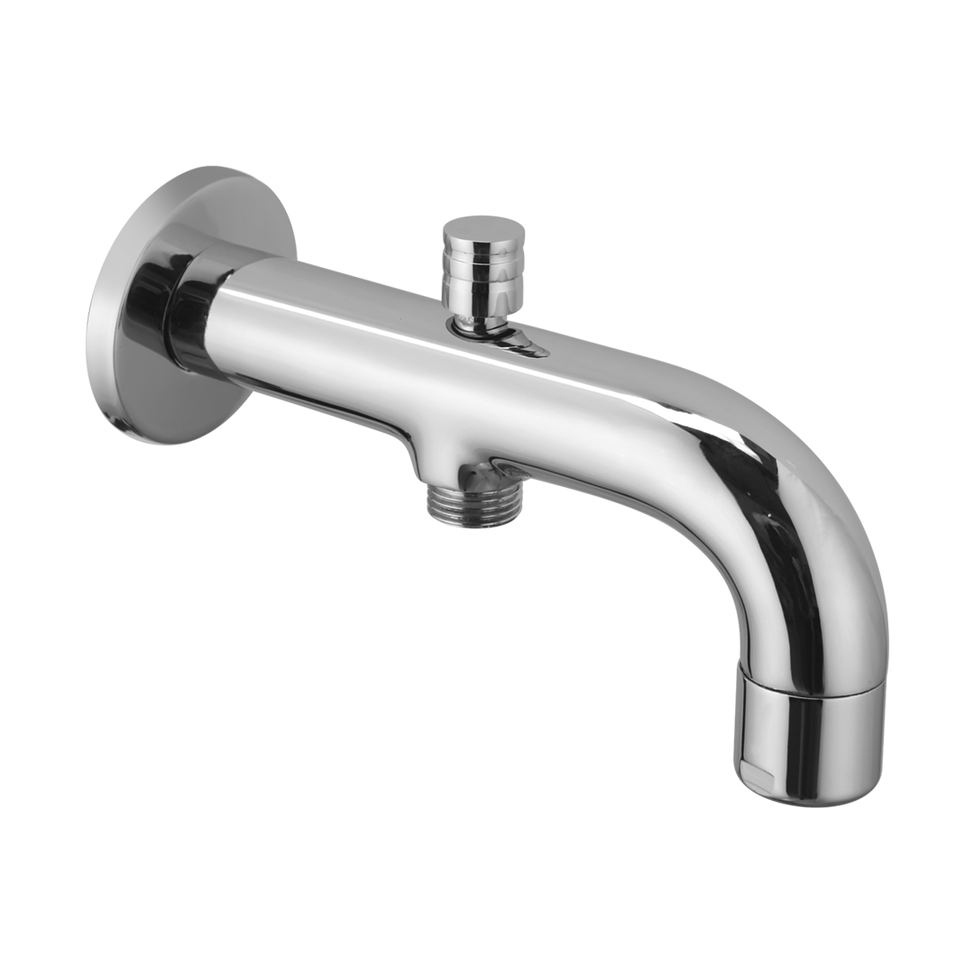 Flora Spout With Wall Flange And Neoperl Button Arrangement For Telephonic Shower