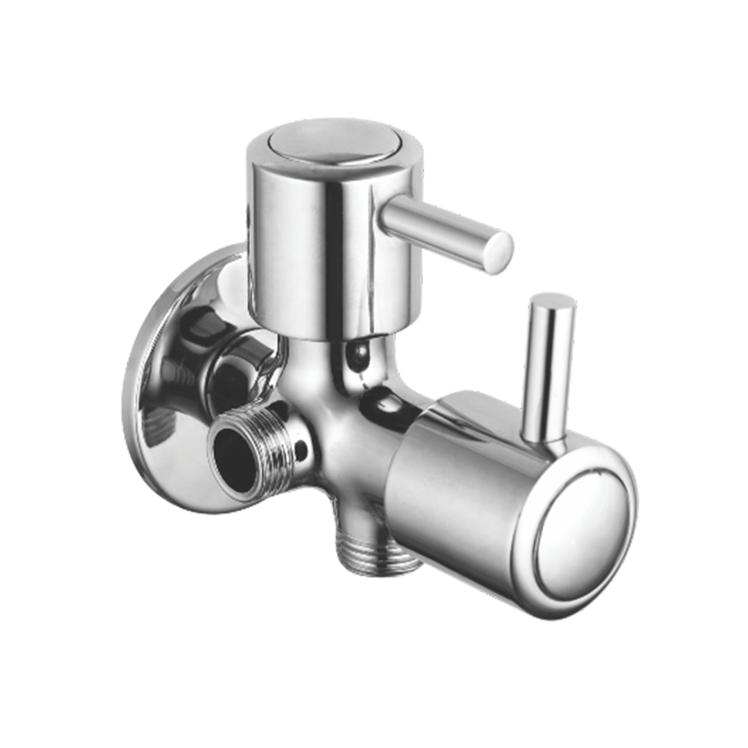 Angle Valve Two In One With Wall Flange
