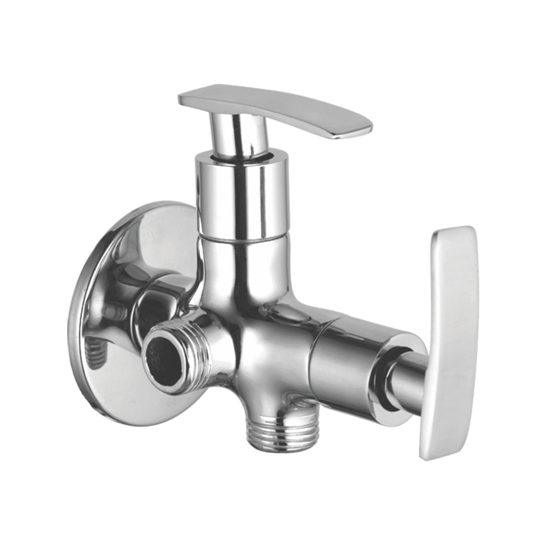 Angle Valve Two In One With Wall Flange