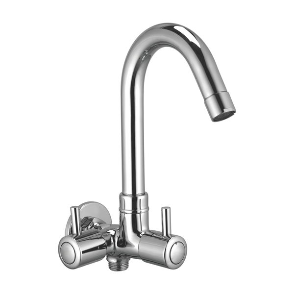 Sink Cock Two In One With Wall Flange